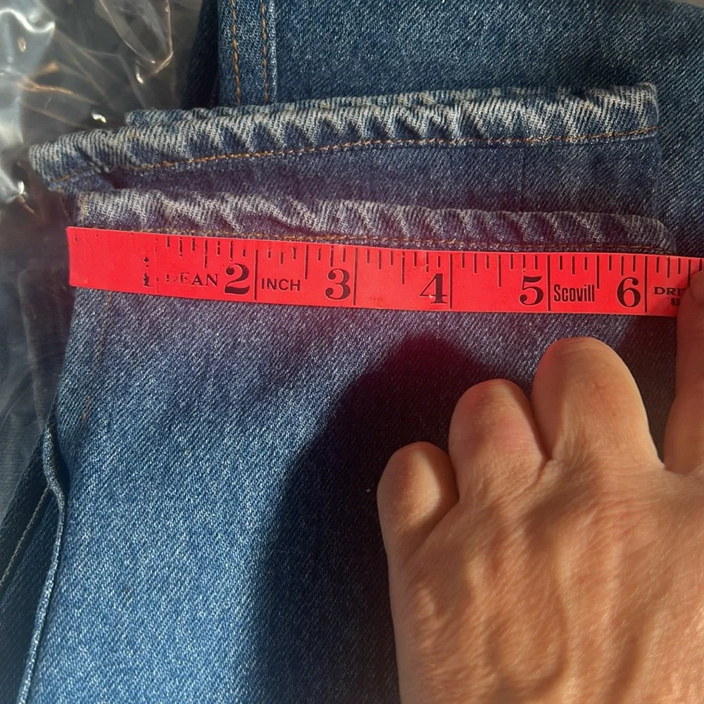 Re/Done x Levi’s Blue Straight Leg Jeans - Picture 9 of 10